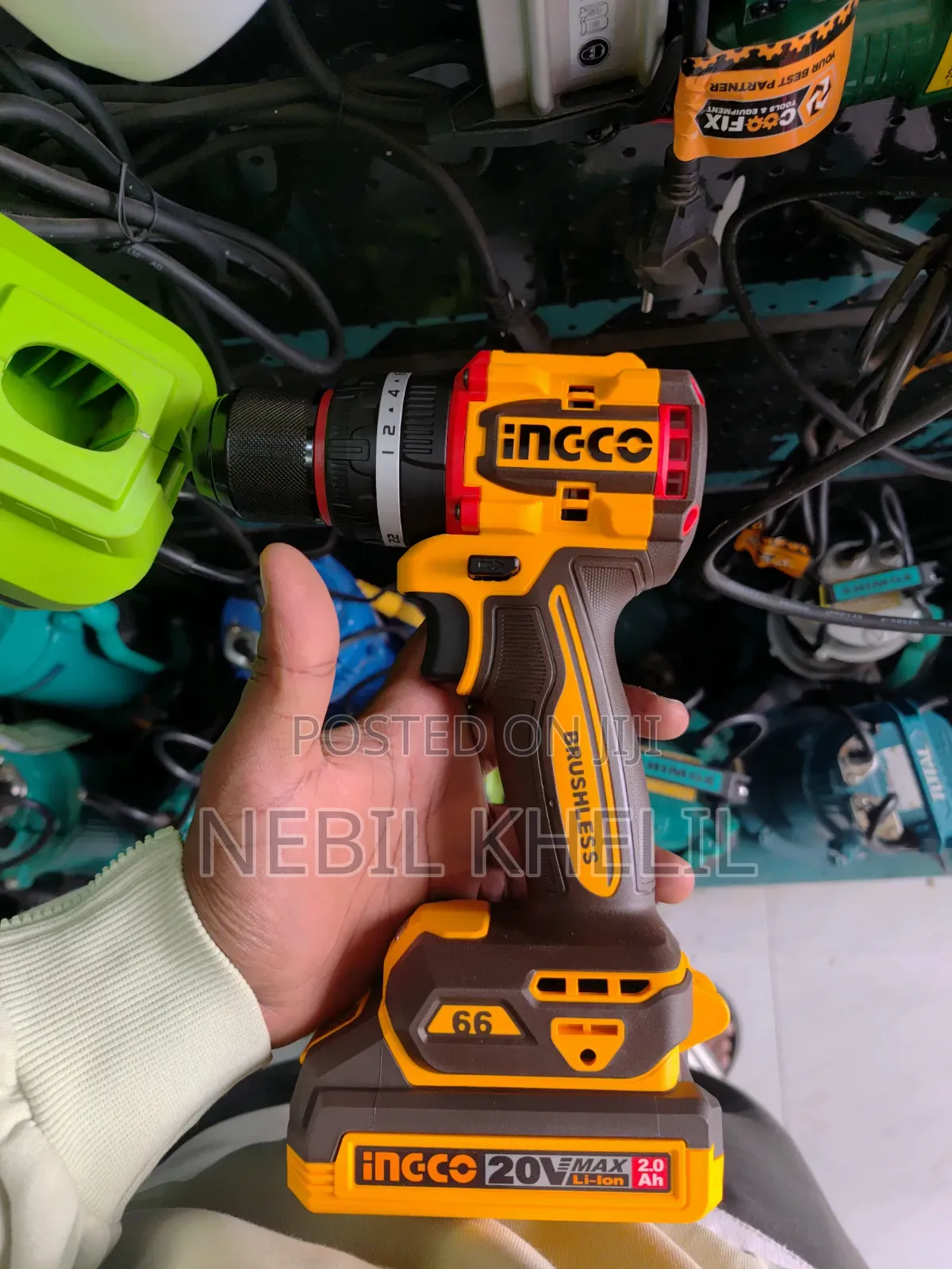 INGCO Compact Brushless Cordless Impact Drill