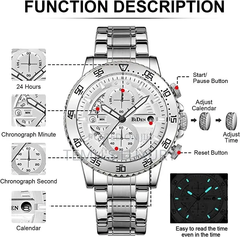 BIDEN Mens Watches