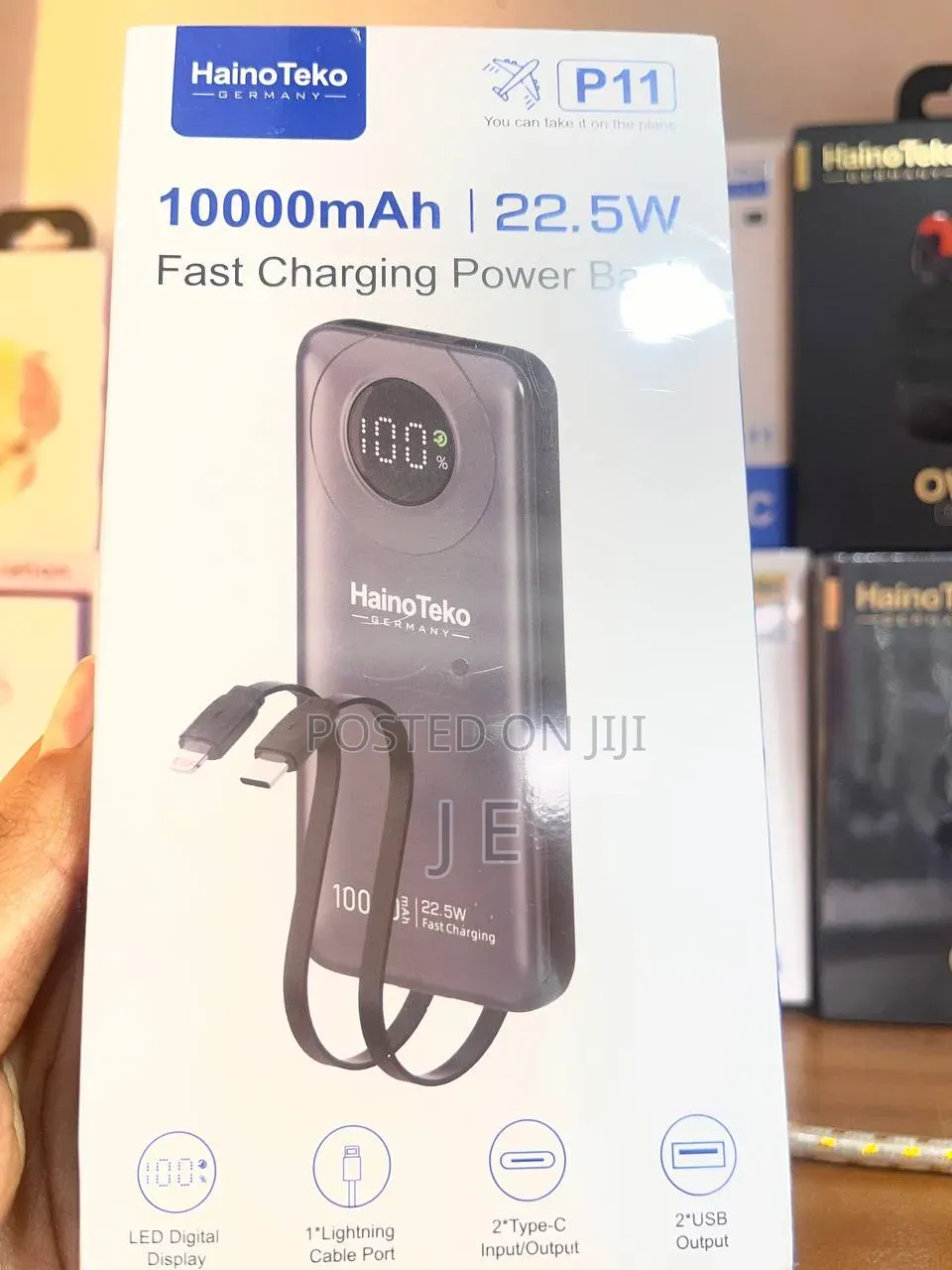 HainoTeko P11 10000mAh 22.5W Fast Charging Power Bank