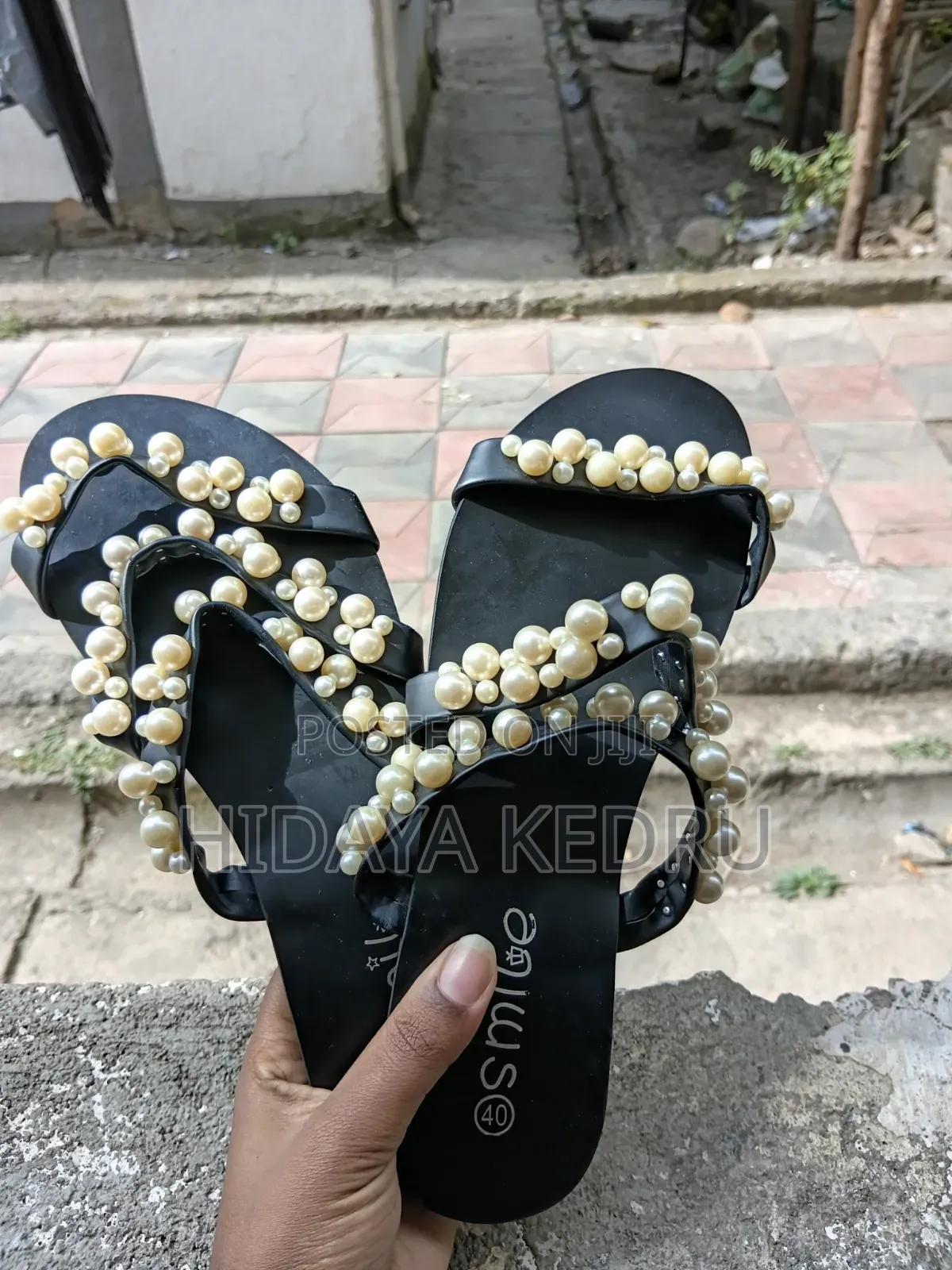 Brand New Cute Sandal in Black With Fair Price