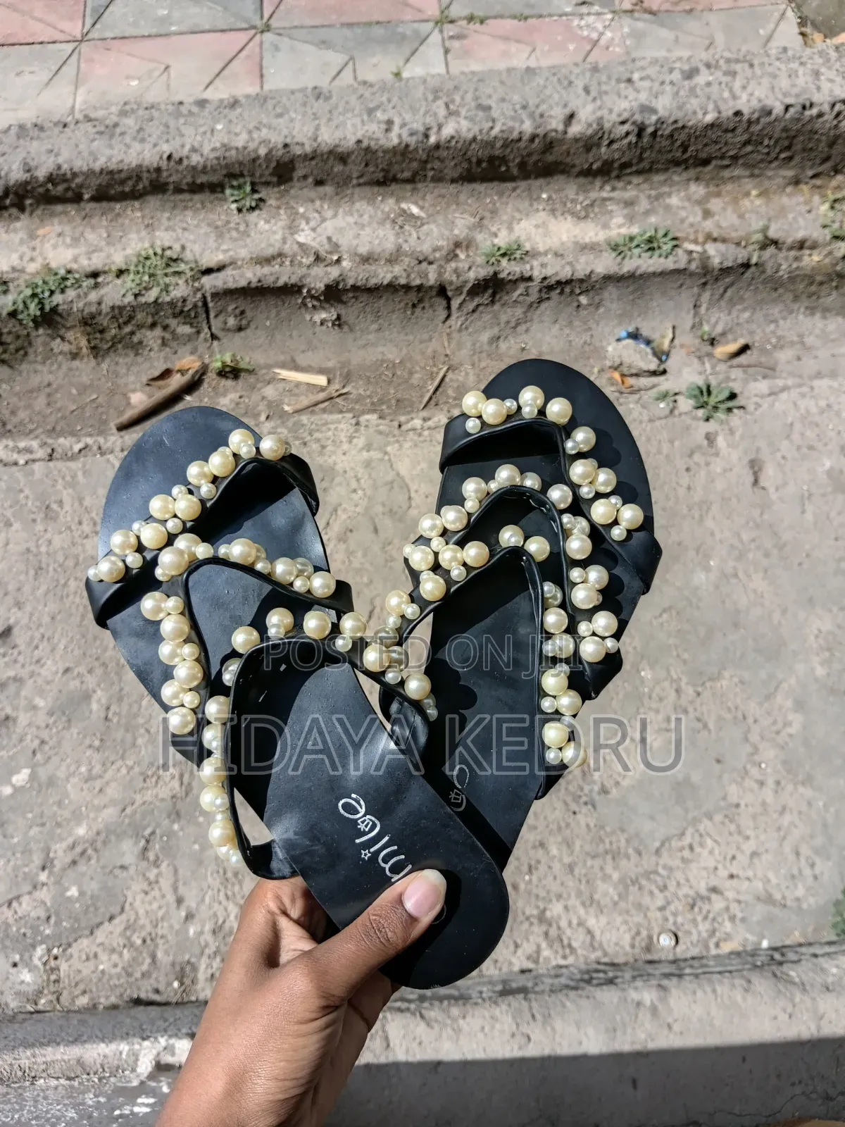 Brand New Cute Sandal in Black With Fair Price
