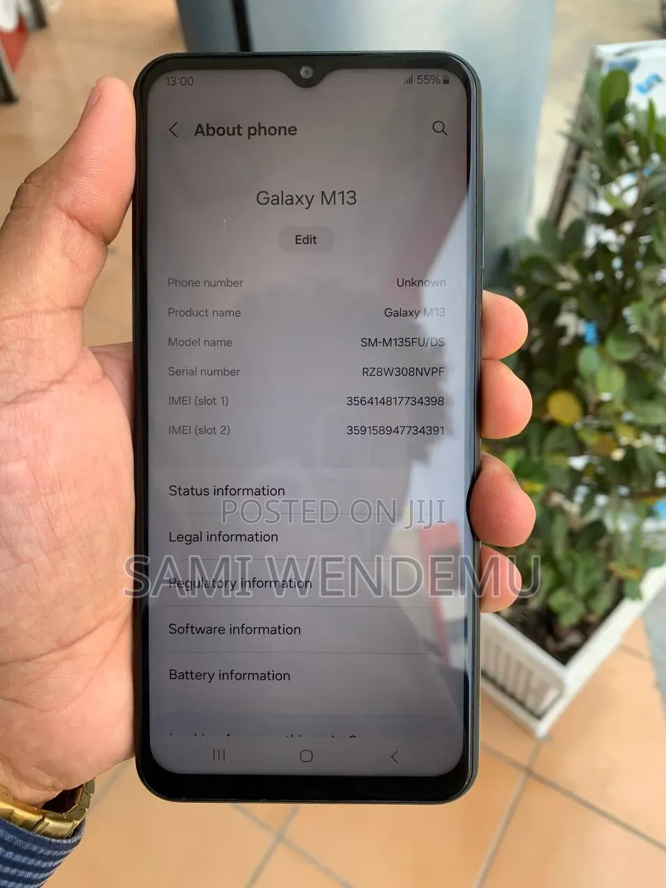 Samsung Galaxy M13 64 GB Black