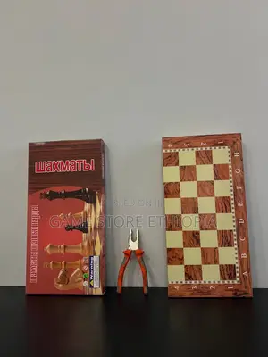 3in1 Wooden Chess Game Set | 50cm X 50cm Chess+ Checkers + Backgammon