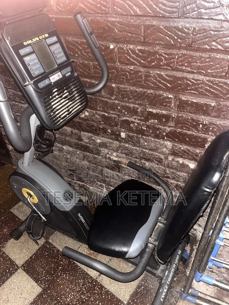 Exercise Bike (Gold's Gym Cycle Trainer 400 Ri)