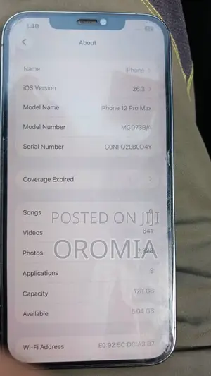 Apple iPhone 12 Pro Max 128 GB Black