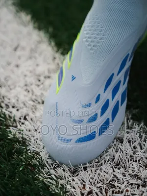 Adidas Predator Elite Laceless Firm Ground Football Gray White Green