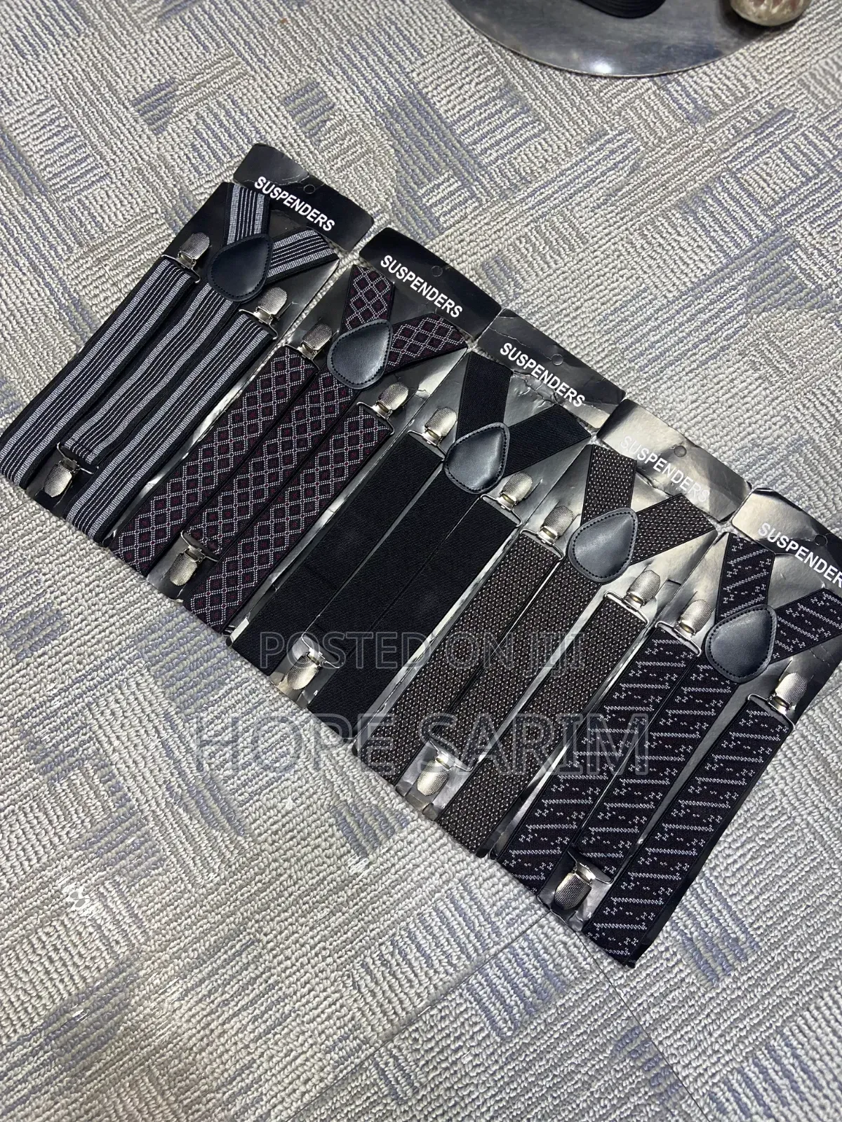 Premium Quality Men's Elastic Suspenders