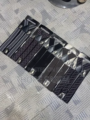 Premium Quality Men's Elastic Suspenders