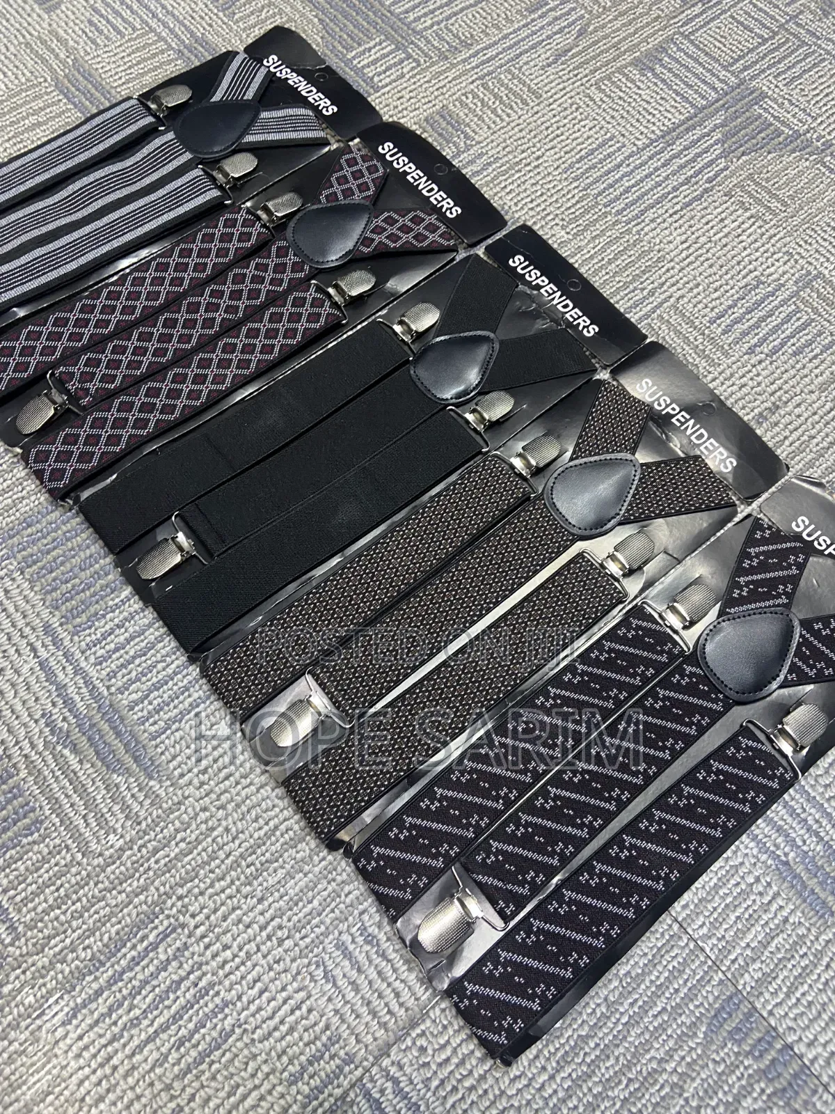 Premium Quality Men's Elastic Suspenders