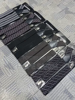 Premium Quality Men's Elastic Suspenders