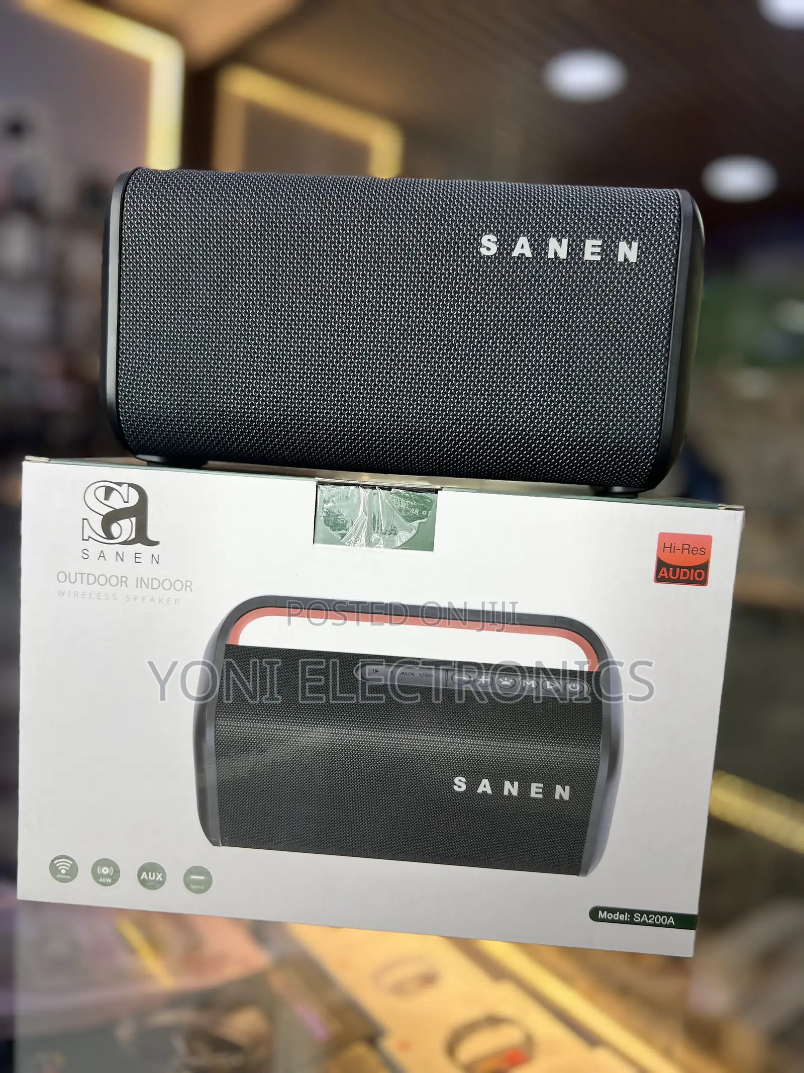 SANEN SA200A Outdoor/Indoor Hi-Res Audio Wireless Speaker
