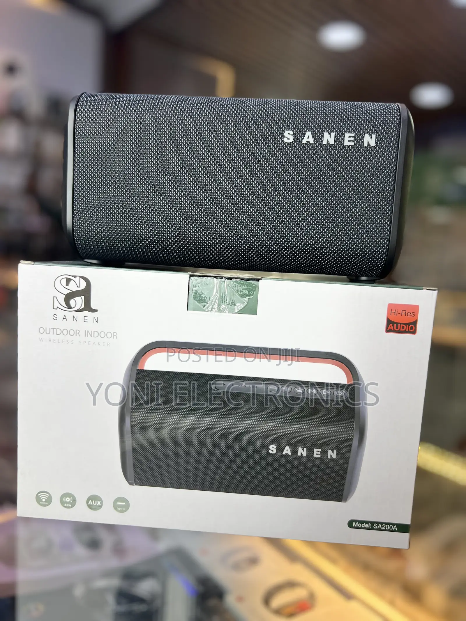 SANEN SA200A Outdoor/Indoor Hi-Res Audio Wireless Speaker