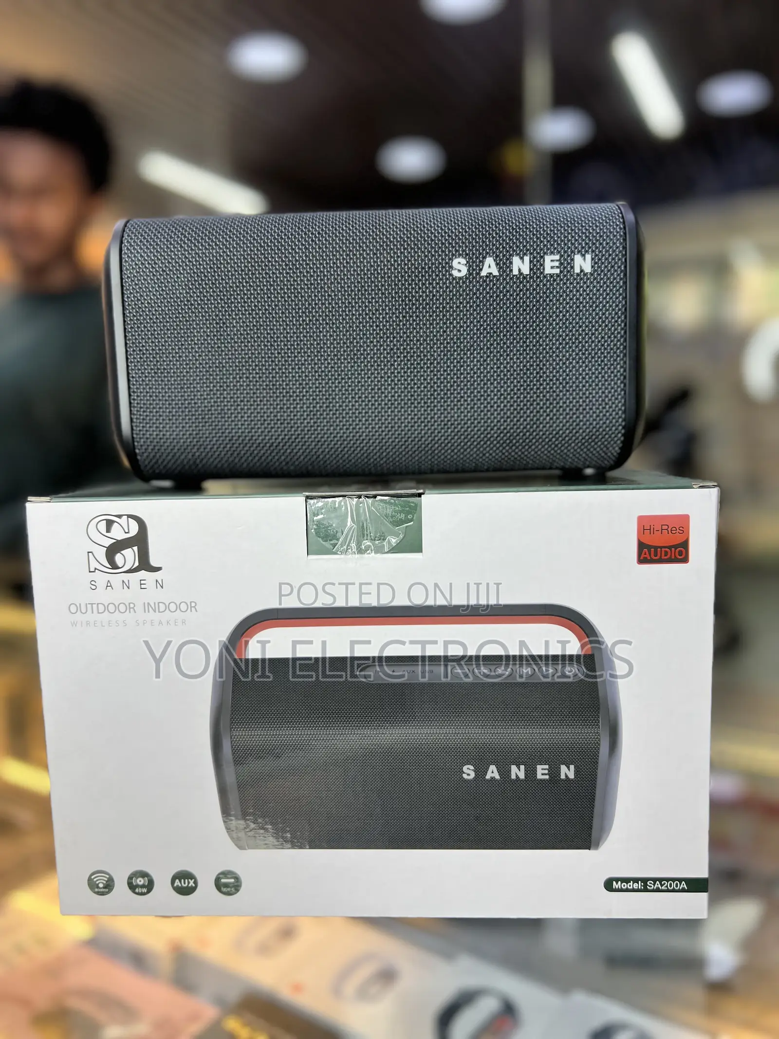 SANEN SA200A Outdoor/Indoor Hi-Res Audio Wireless Speaker