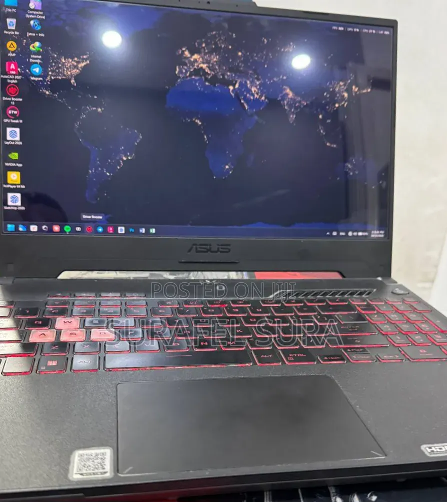 New Laptop Asus TUF Gaming A15 16GB Intel Core i7 SSD 512GB