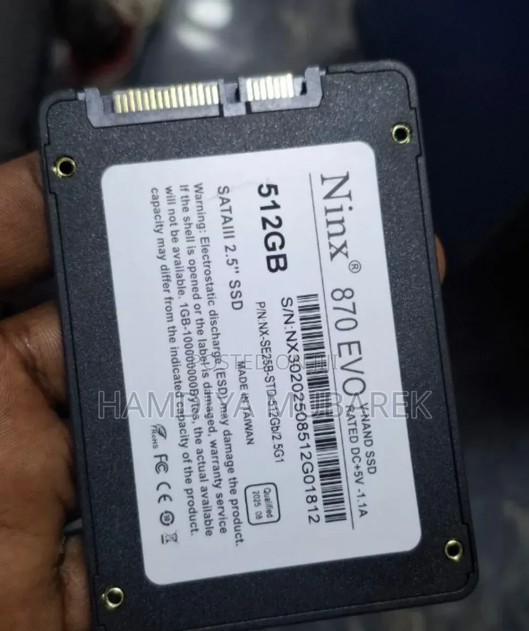 SSD Sata 512 Gb