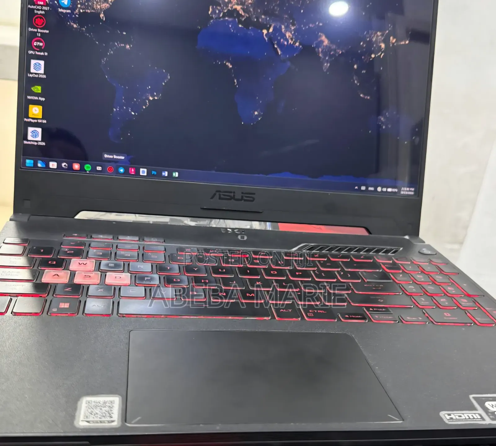 New Laptop Asus TUF Gaming A15 16GB Intel Core i7 SSD 512GB