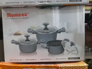 Momcoc Ceramic 3 Piece Pot < ሴራሚክ ባለ 3 ድስት >