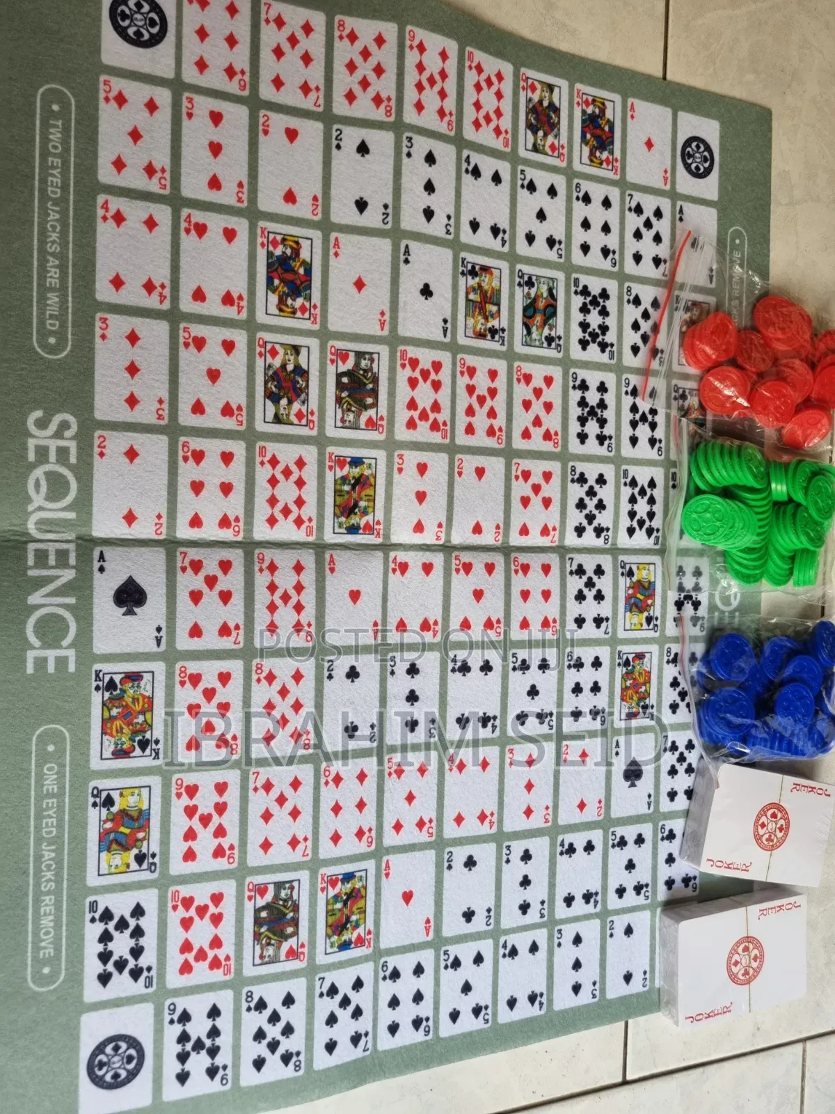 Sequence Board Game