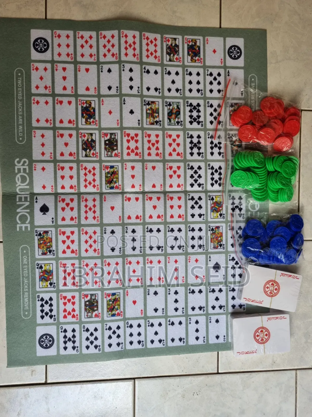 Sequence Board Game