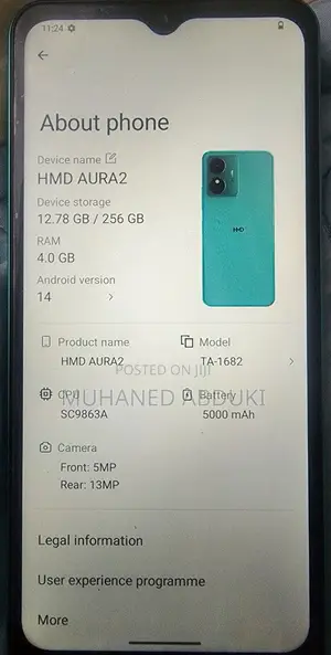 New HMD Aura 2 256 GB Bronze