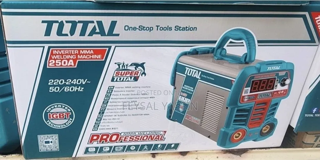 Total Tw225069 Inverter Mma Welding Machine - 250a, 220-240v
