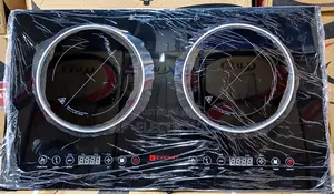 EVERST Ceramic Stove Digital Touch Glass Double Touch Control Cooktop
