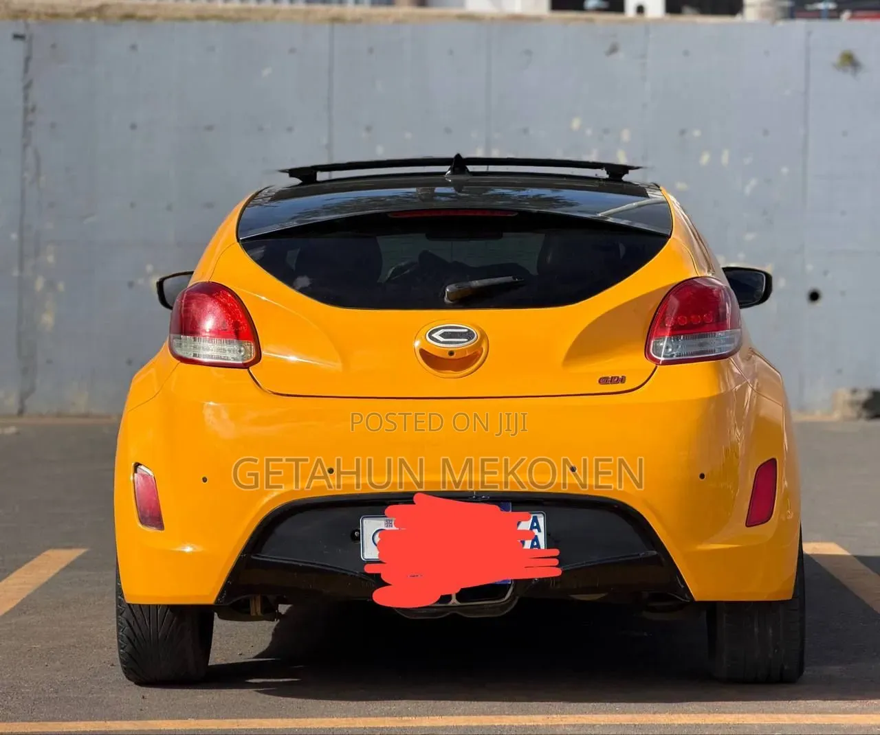 Hyundai Veloster 2014 Yellow
