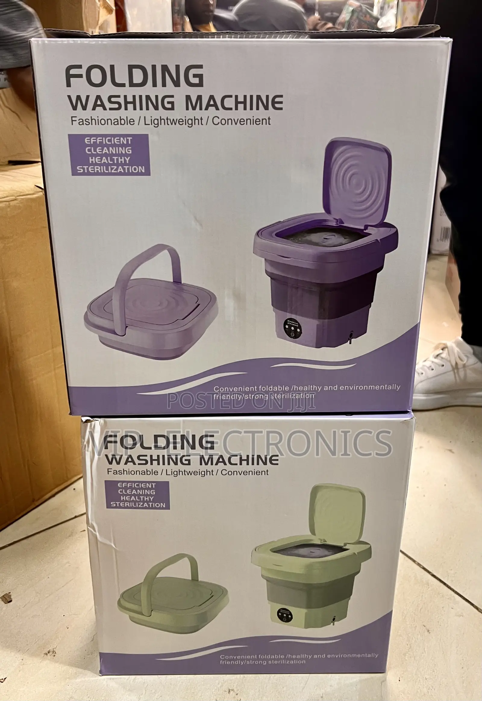 Folding Washing Machine – Portable Mini Washer for Clothes & Small