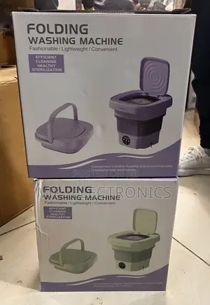 Folding Washing Machine – Portable Mini Washer for Clothes & Small