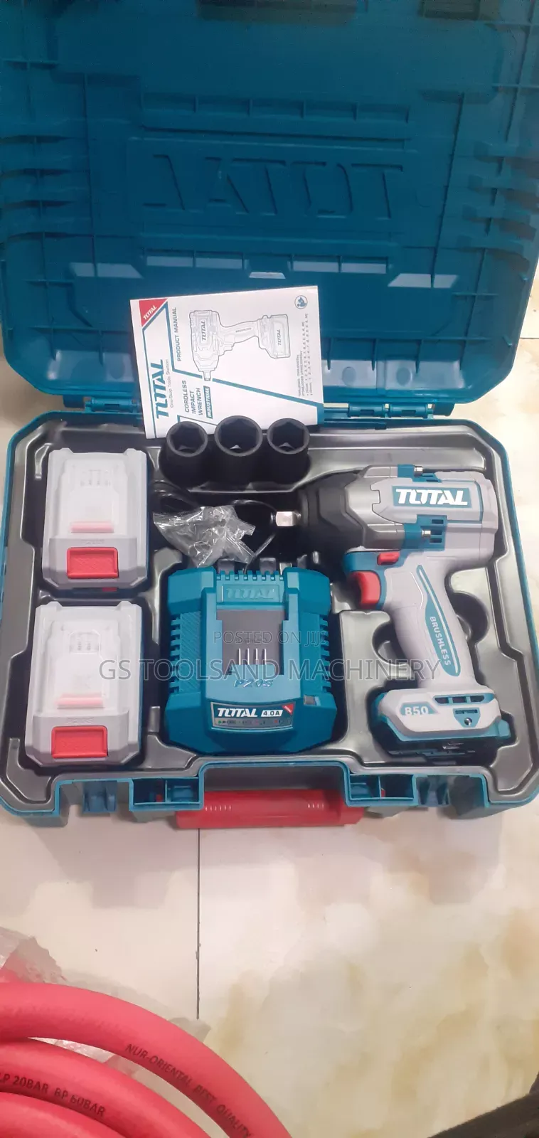 Total 20v Cordless Impact Wrench