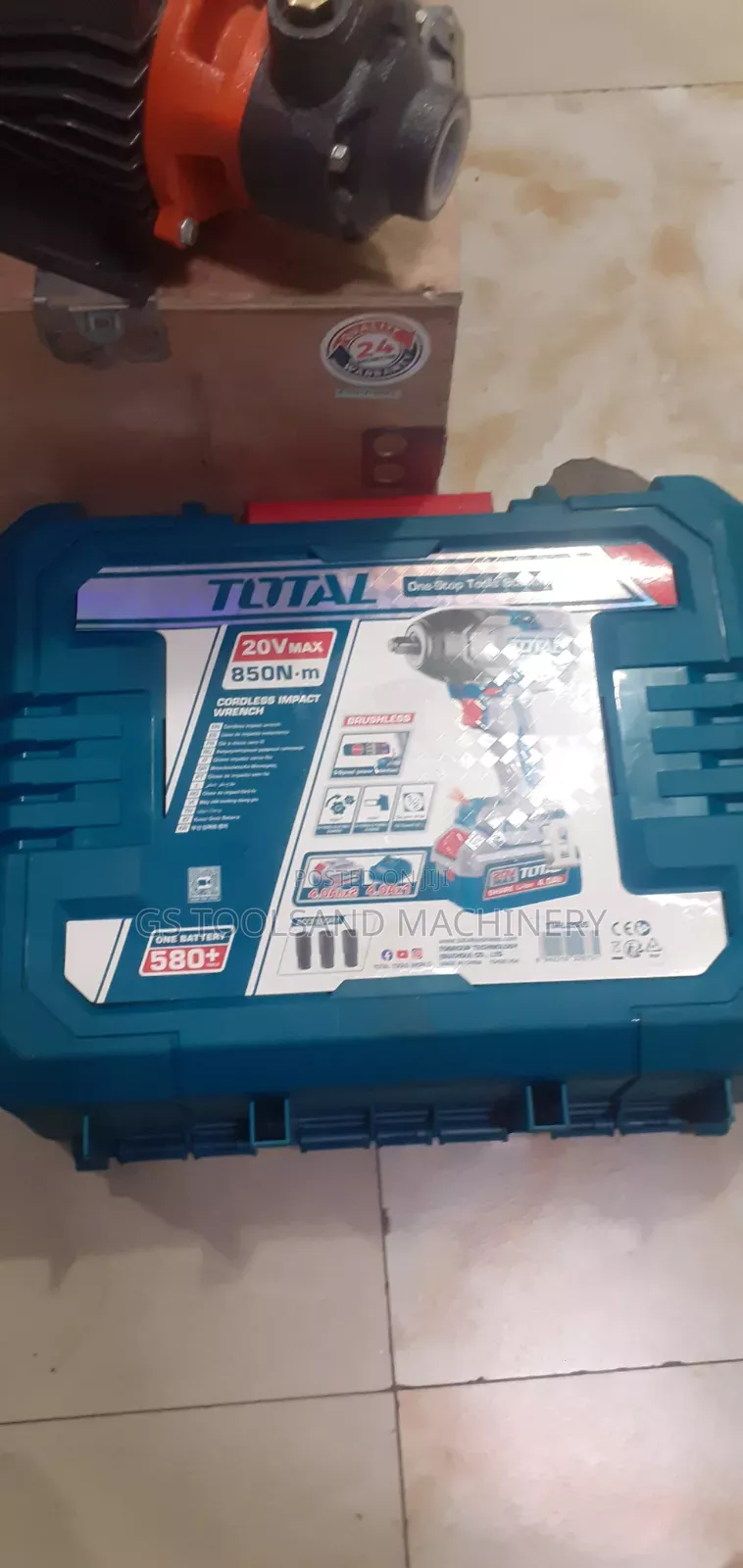 Total 20v Cordless Impact Wrench