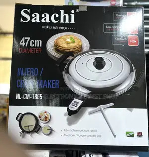 Saachi Injera Mitad Chapati Maker –47cm 2000W Original Electric Cooker