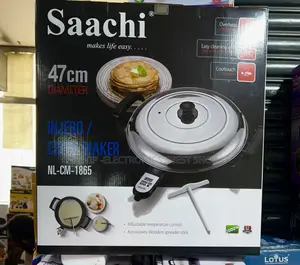 Saachi Injera Mitad Chapati Maker –47cm 2000W Original Electric Cooker