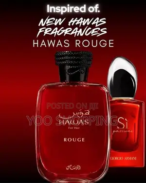 HAWAS ROUGH Perfume for Women(Dupe of SI PASSIONE)