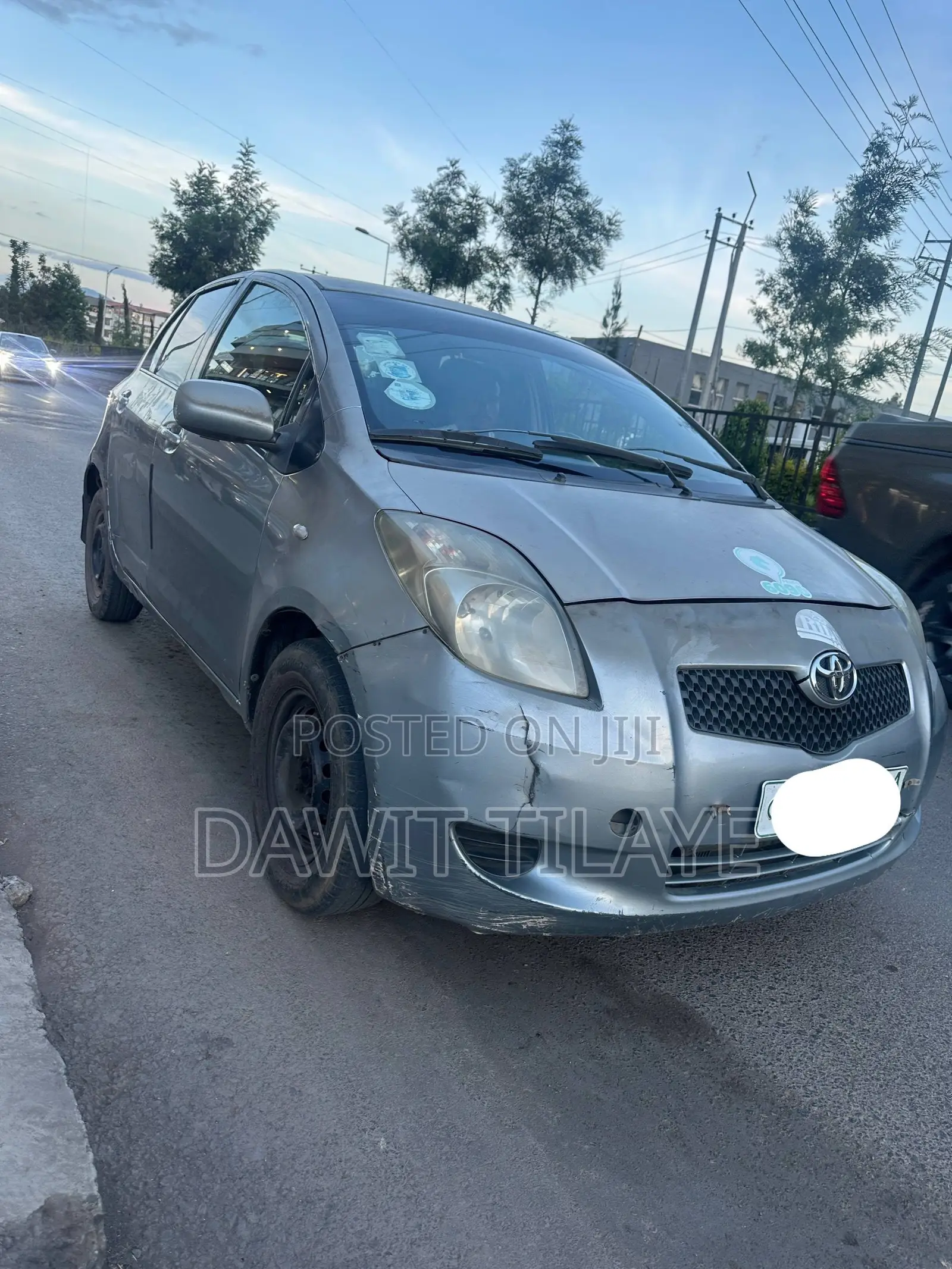Toyota Yaris 2007 Gray