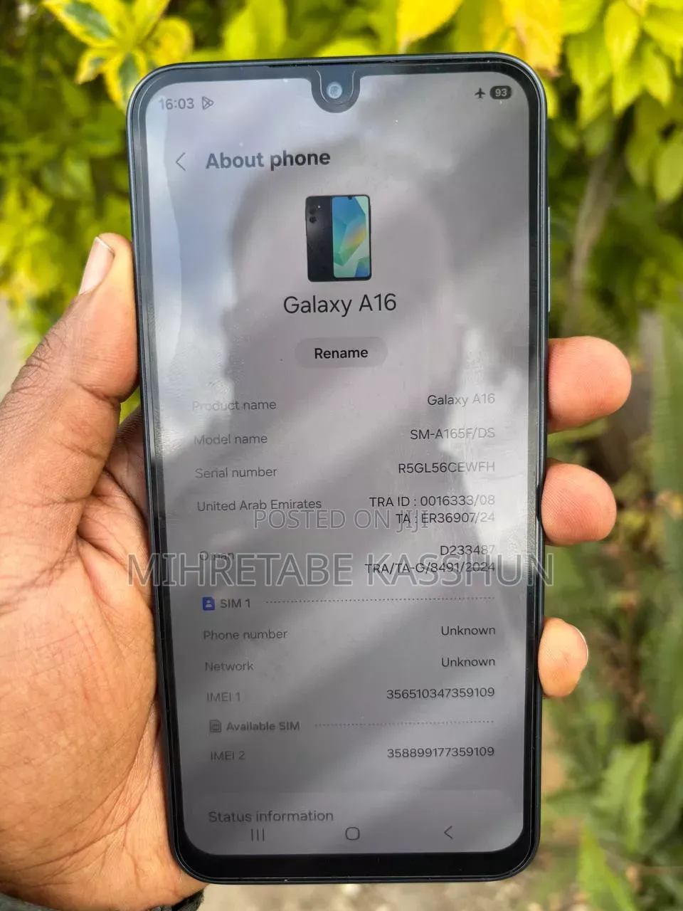 Samsung Galaxy A16 128 GB Black
