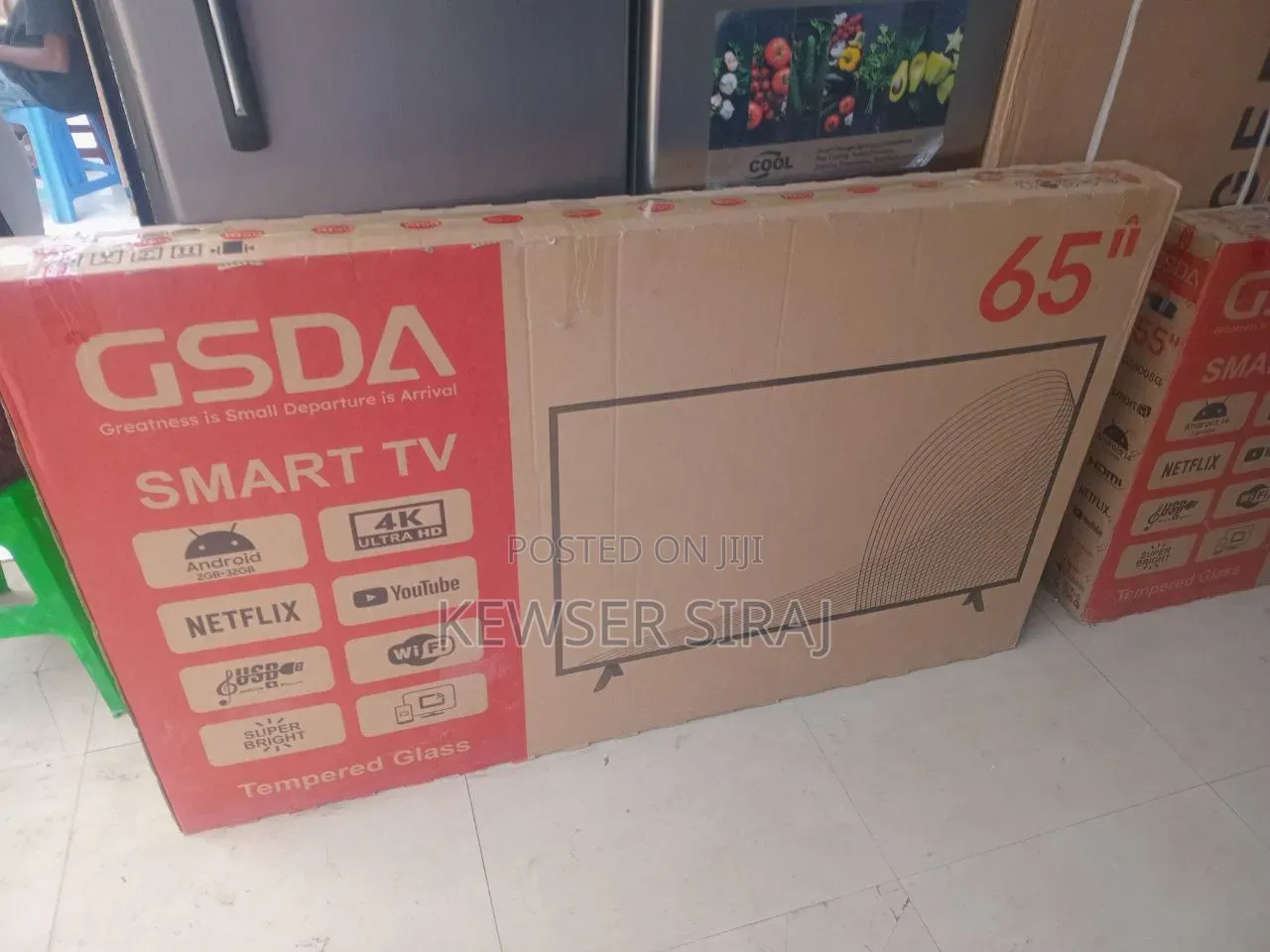 Gsda TV 65inche 4k Smart Android TV