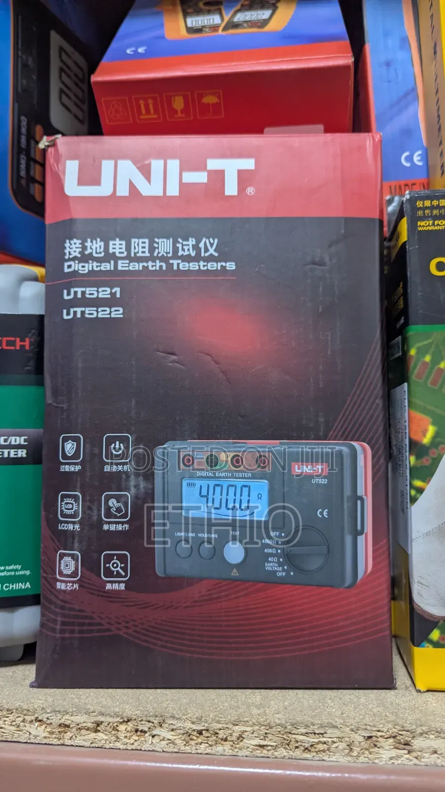 Unit Digital Earth Tester