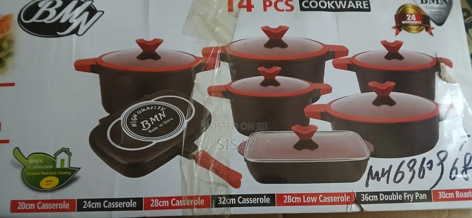BMN Cookware 7pcs
