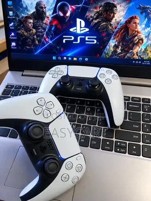 PS5 DualSense Wireless Controller – White & Black Gaming Gamepad