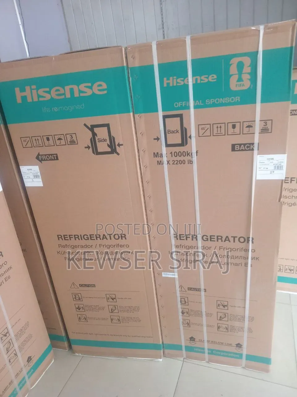 Hisense 350liter Refrigerator