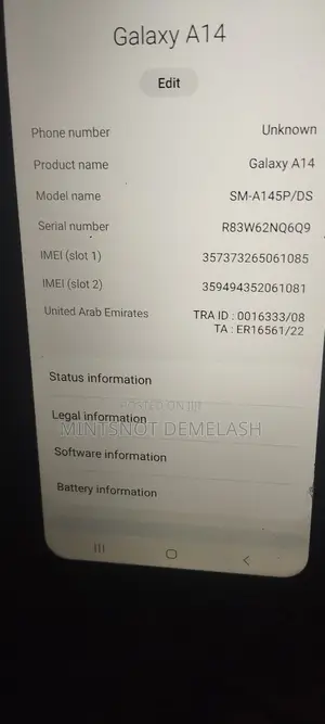 Samsung Galaxy A14 128 GB Green