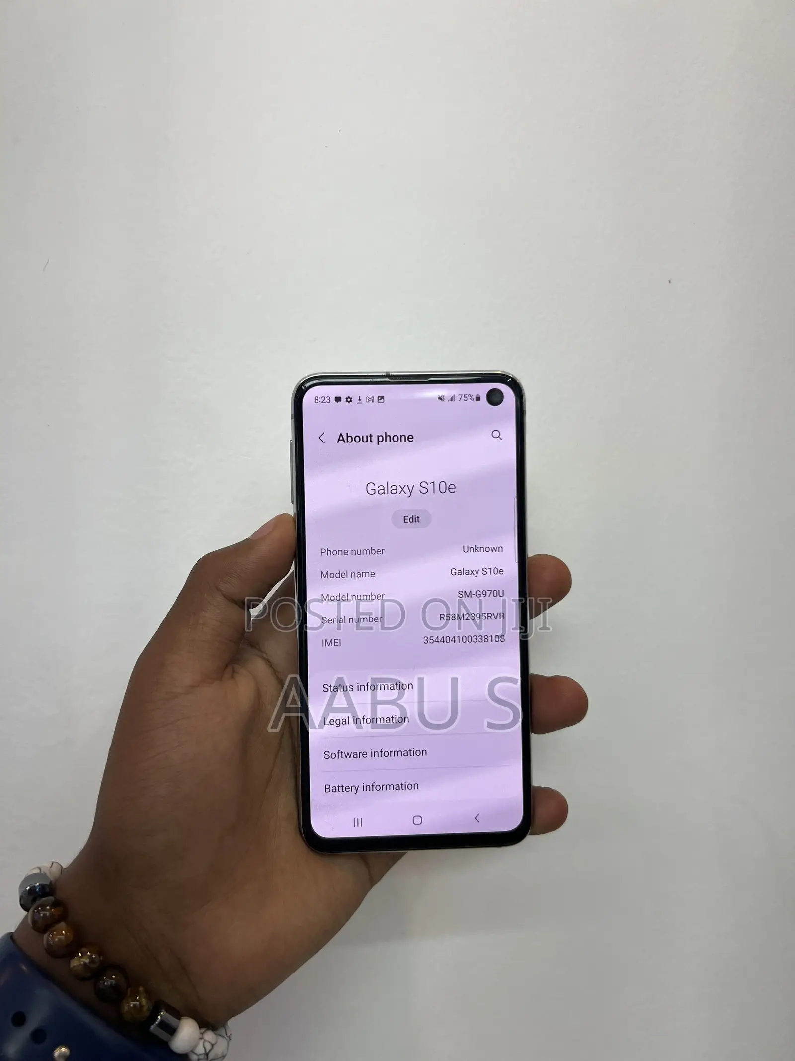 Samsung Galaxy S10e 128 GB White