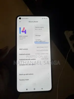 Xiaomi 11 Lite 5G NE 128 GB Black