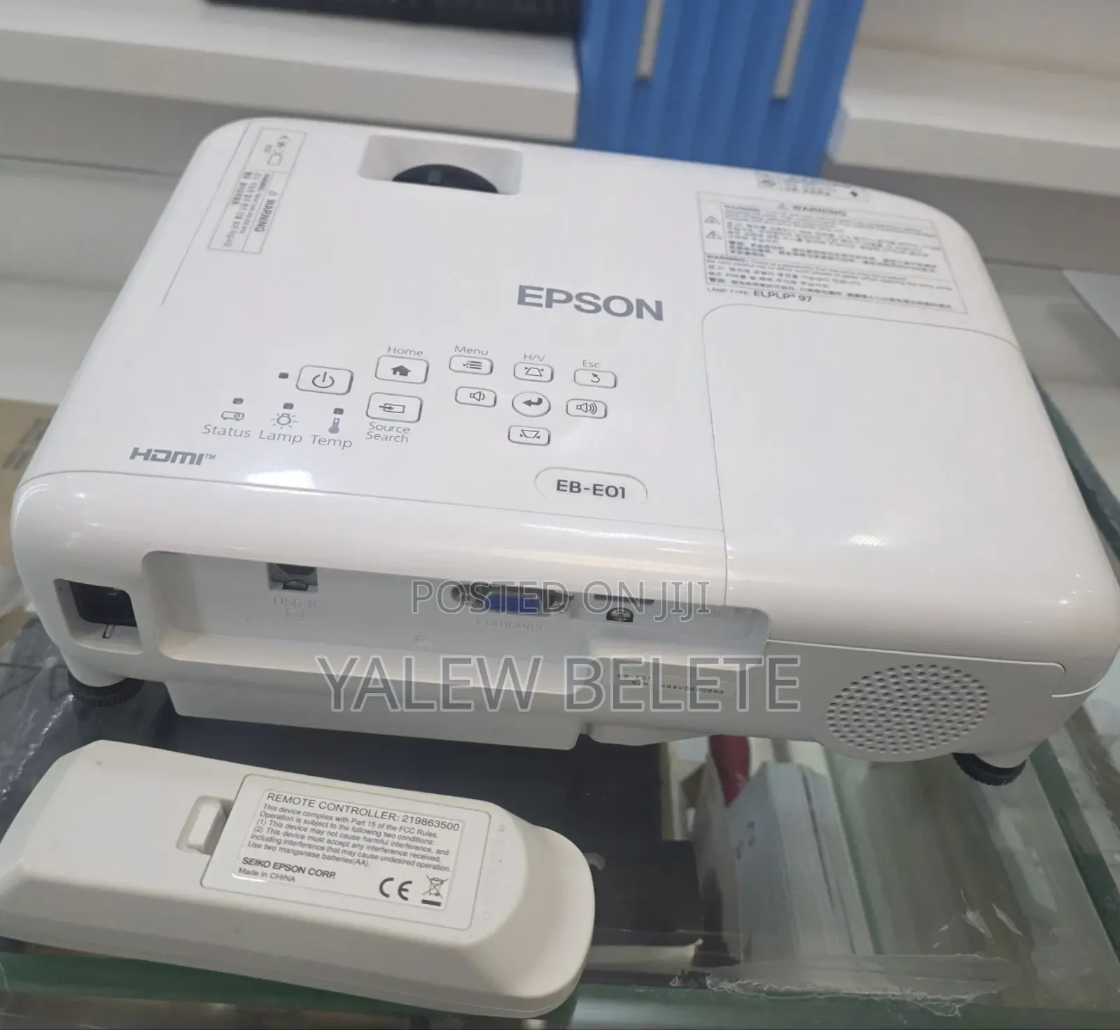 Epson Projector Model Name: EB-E01 Hardware Interface: VGA