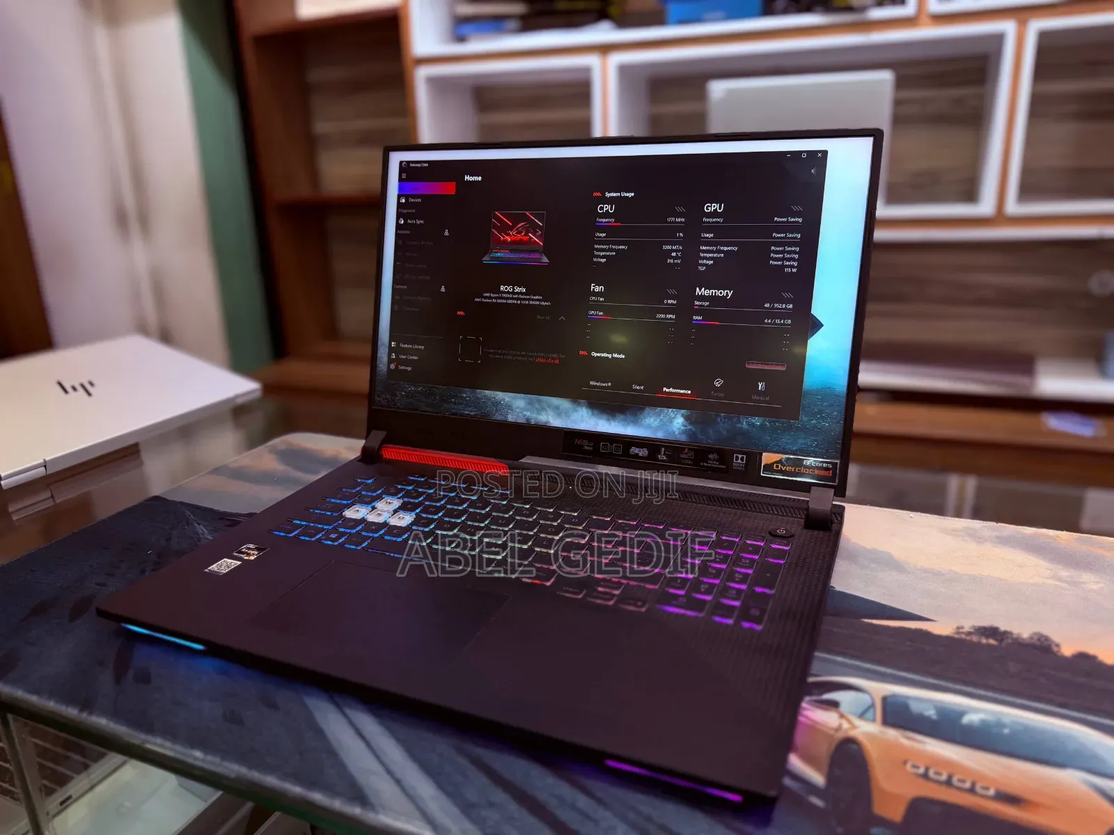 New Laptop Asus ROG Strix G17 16GB AMD Ryzen 9 SSD 512GB