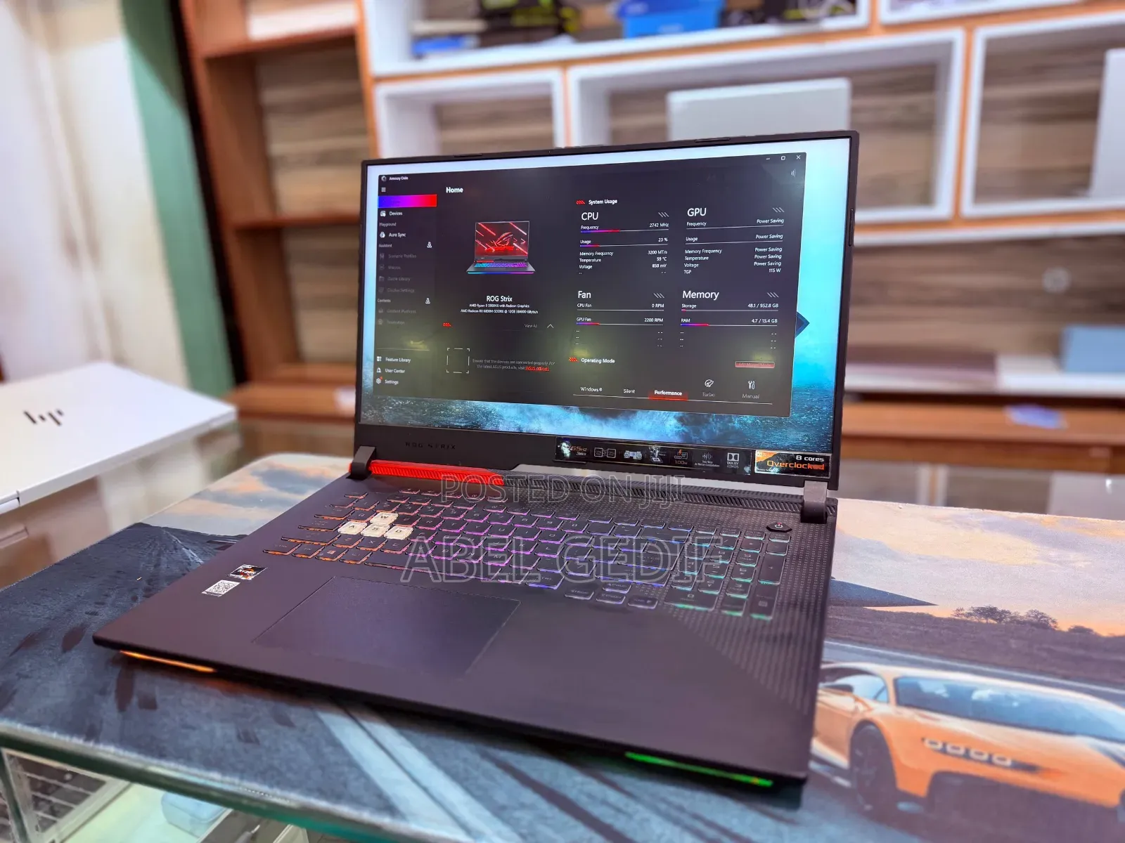 New Laptop Asus ROG Strix G17 16GB AMD Ryzen 9 SSD 512GB