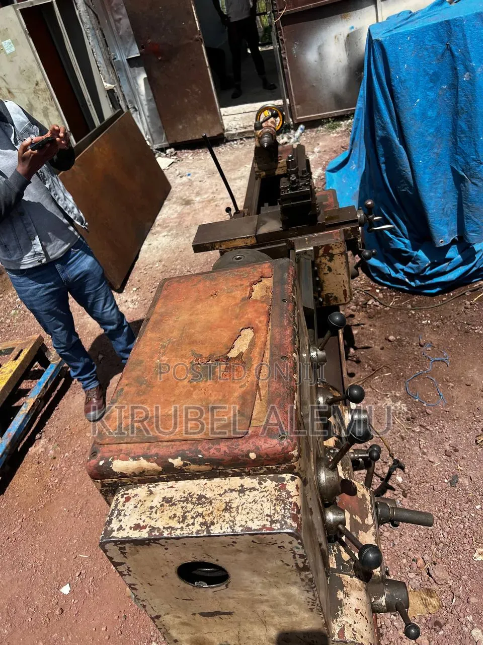 1.2 Meter Industrial Metal Lathe (Torno Mecánico Paralelo)