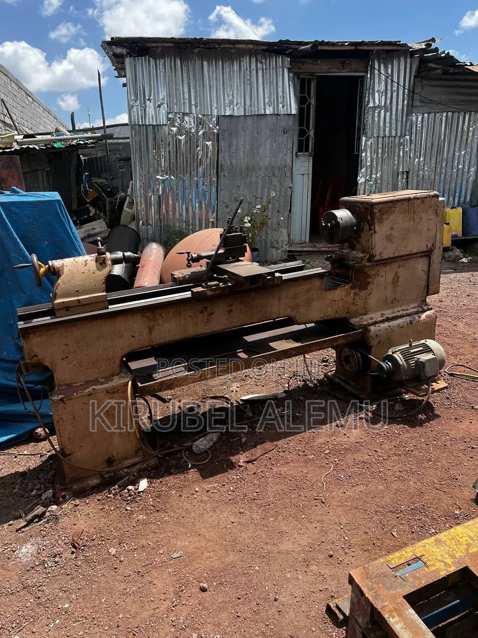 1.2 Meter Industrial Metal Lathe (Torno Mecánico Paralelo)