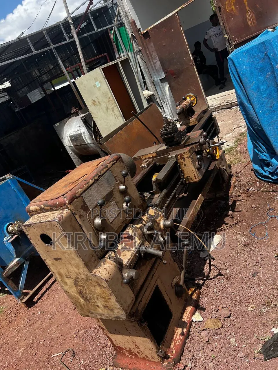 1.2 Meter Industrial Metal Lathe (Torno Mecánico Paralelo)